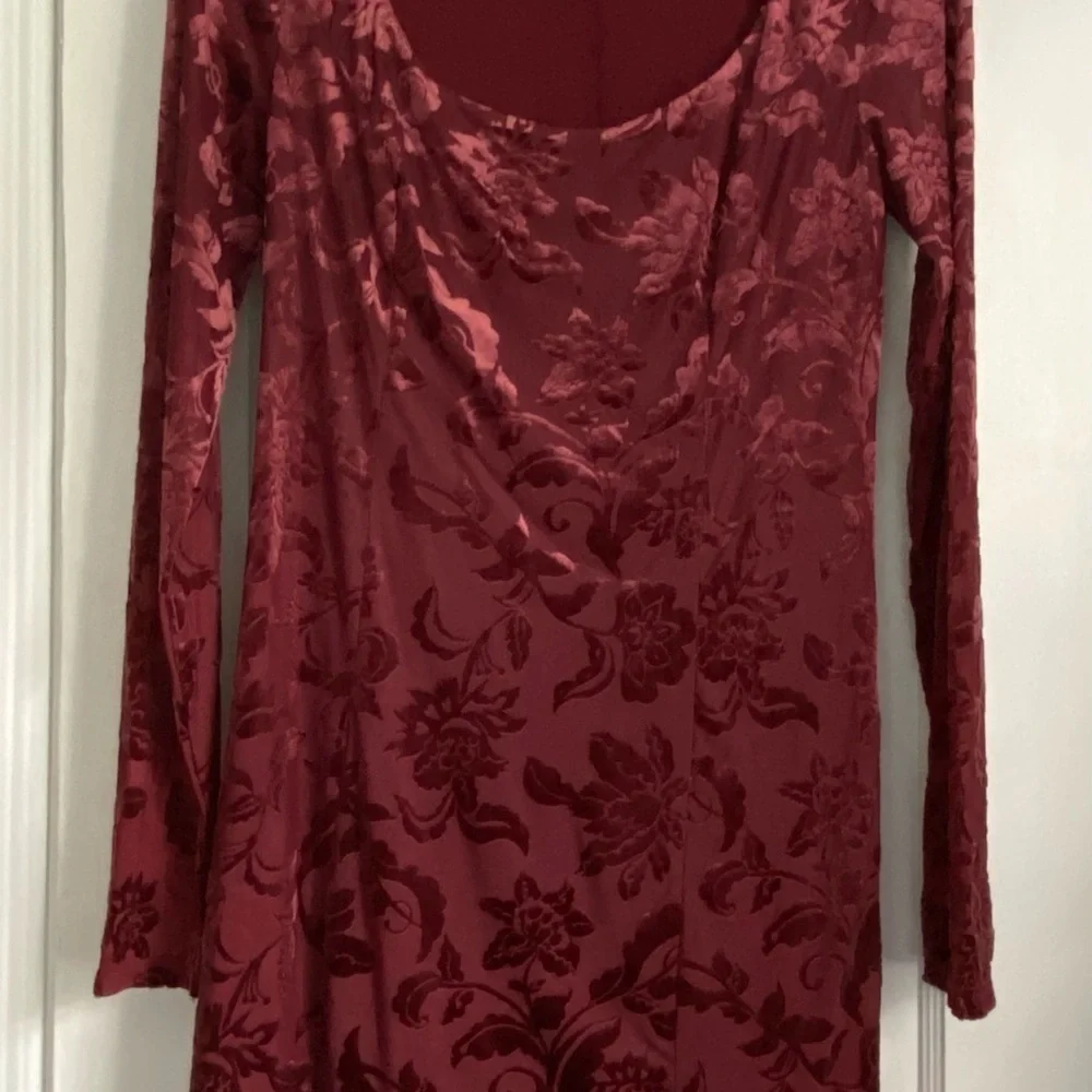 Free People Lotta Love Velvet Slip Mini Dress Lined small
